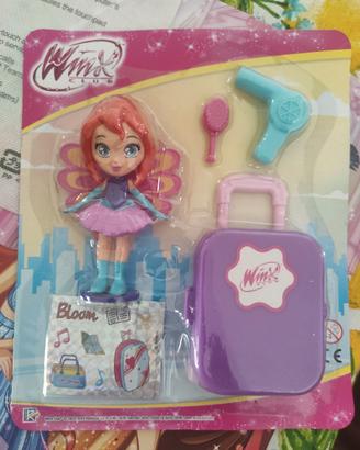 Winx club bambola mini figure Bloom fata