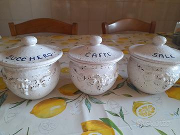 3 contenitori da cucina deruta