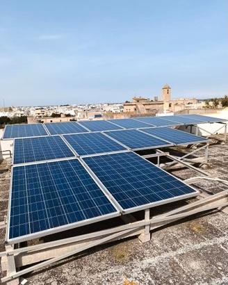 IMPIANTO PANNELLI SOLARI CON INVERTER E STRUTTURA