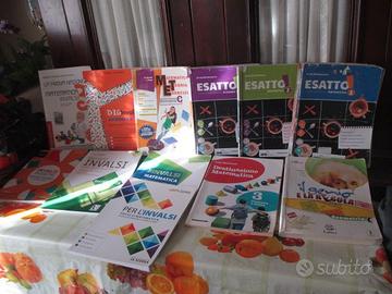 Nr. 12 libri scolastici di matematica (tot. € 11)