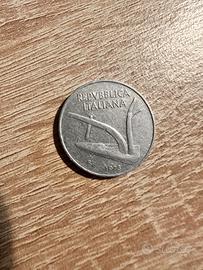 moneta 10 lire 1973 rarissima