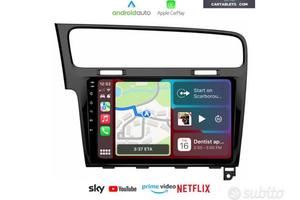 Autoradio CarPlay 10 pollici specifico GOLF 7