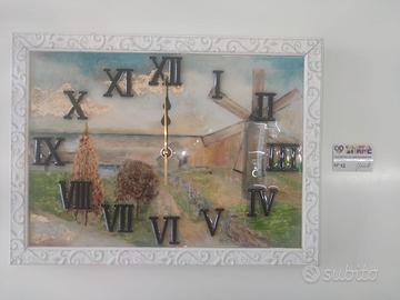 Orologio da parete dipinto Trento 