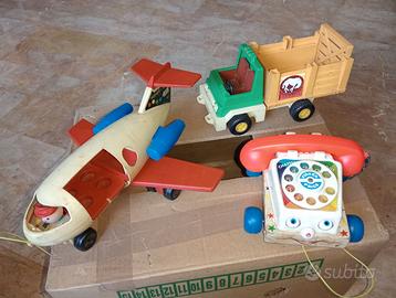 FISHER PRICE FUN JET TELEFONO CAMION HUSKY HELPER