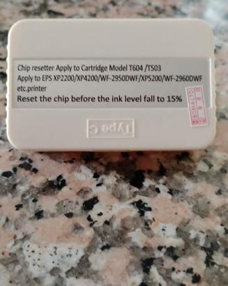 Resetter chip cartuccia  epson