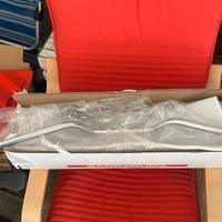 Manubrio BARRACUDA Racing 22mm - Argento - NUOVO