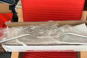 Manubrio BARRACUDA Racing 22mm - Argento - NUOVO