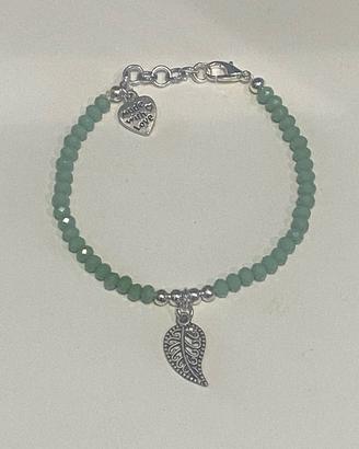 BRACCIALE FOGLIA FATTO A MANO