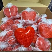 Set lampada cuore 12 cm a led