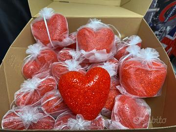 Set lampada cuore 12 cm a led