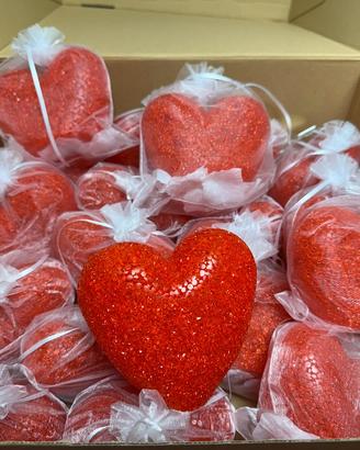 Set lampada cuore 12 cm a led