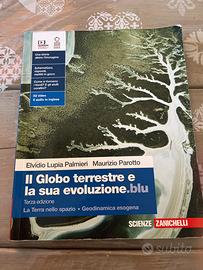 globo terrestre e la sia evoluzione.  Blu