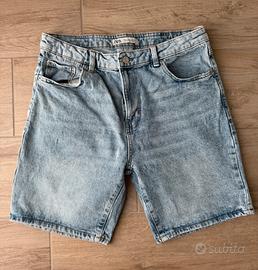 Jeans corti Zara azzurri