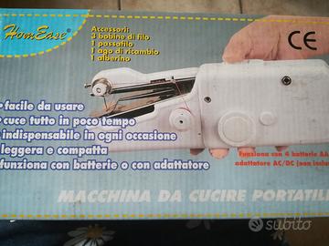 Macchina da cucire portatile mai usata