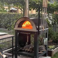 FORNO PER 4 PIZZE A LEGNA, GAS, PELLET DA ESTERNO