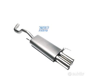 SILENZIATORE DI SCARICO PER VOLKSWAGEN VW POLO 199