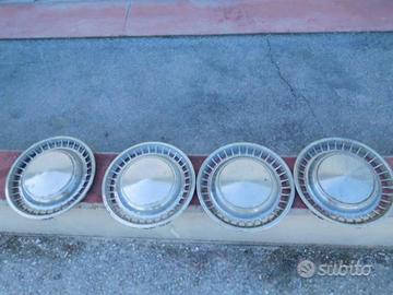 4 Coppe ruota - borchie cromate DODGE DART