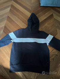 Felpa nera e bianca Fay