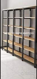 Scaffale stile Industrial