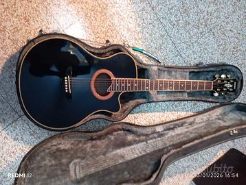 Chitarra acustica amplificata Yamaha APX7 anni '90