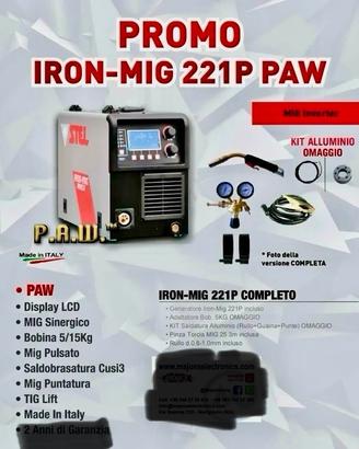 Saldatrice a filo Stel Iron Mig 221P
