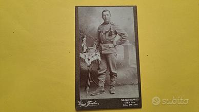 Cabinet  di  soldato in uniforme austro-ungarico.