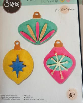 fustelle Sizzix Bigz L - Quirky Baubles 