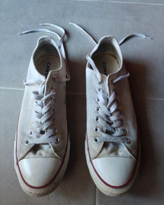 Scarpe Converse All Star basse bianche 42.5 EU / 9