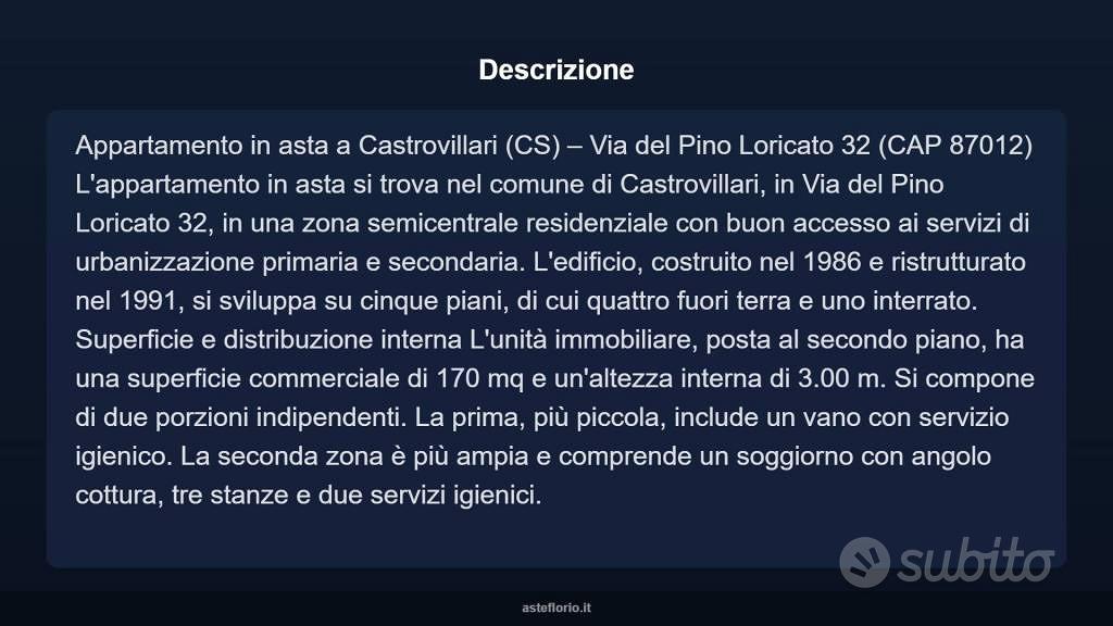 Appartamento – Castrovillari, Cosenza - Vista 4