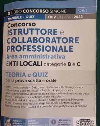 Manuale+quiz concorso istruttore categoria b-c