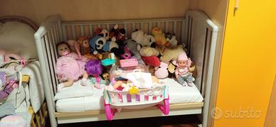 nuova culla pali orsetto colore tortora 