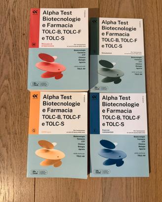 Alpha Test TOLC Biotecnologie Farmacia CTF