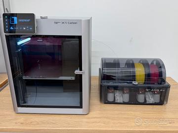 Bambu Lab X1C stampante Con AMS 2 PRO PERFETTA
