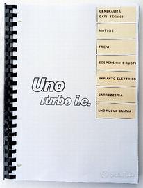 Manuale Riparazioni Officina Fiat Uno Turbo i.e