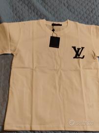 t-shirt Louis Vuitton bianca nuova 