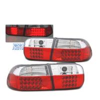 FARI LED HONDA CIVIC 91-95 2D 4D ROSSO BIANCO LED