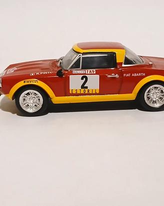 Modello Fiat 124 Abarth Raffaele Pinto 1:24