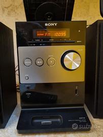 Micro HiFi Sony (CD/AUX/Radio/USB) con telecomando