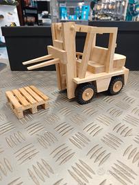 Muletto seletti in legno 