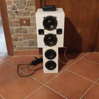 mini impianto audio 2.1 handmade