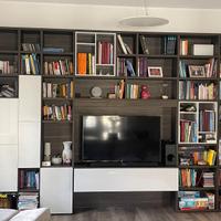 PARETE ATTREZZATA MODERNA DESIGN - 394x260cm