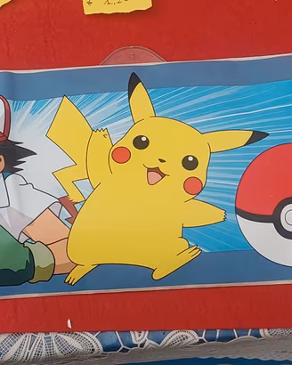"Bordo adesivo Pokémon - Pezzo unico da 5 metri"