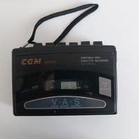 registratore portatile a cassette