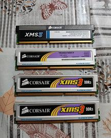 RAM DDR3 8GB (4x2GB) Corsair XMS3 1600MHz