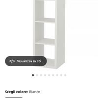 Libreria bianca ikea KALLAX