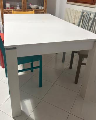 TAVOLO  DA PRANZO BIANCO RIALTO-LA SEGGIOLA