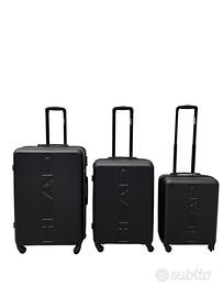 Head set 3 valigie trolley rigide con manico