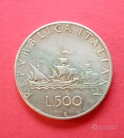 500 lire argento caravelle anno 1961 Collezionismo In vendita a