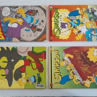 Fumetti dei Simpson + DVD + mazzo carte da gioco
