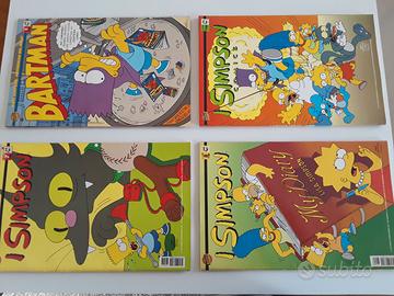 Fumetti dei Simpson + DVD + mazzo carte da gioco